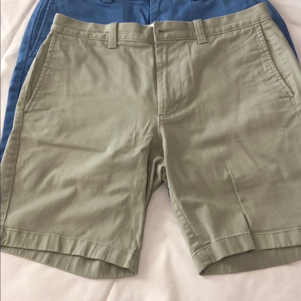 Set of (4) J. Crew Men's Casual Shorts - Orange, Blue, Green, and Navy - Picture 4 of 10